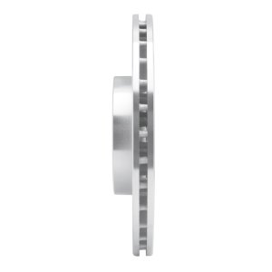 Fiat 124 Spider Brake Rotor (1) - Front Right - R1 Concepts - Drilled & Slotted - Silver - `16-`25